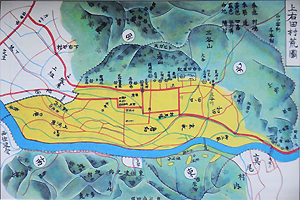 上右田の古地図
